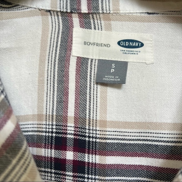 OLD NAVY‎ BOYFRIEND BUTTON DOWN LONG SLEEVE TUNIC WOMEN’S SHIRT SIZE S - Picture 11 of 15